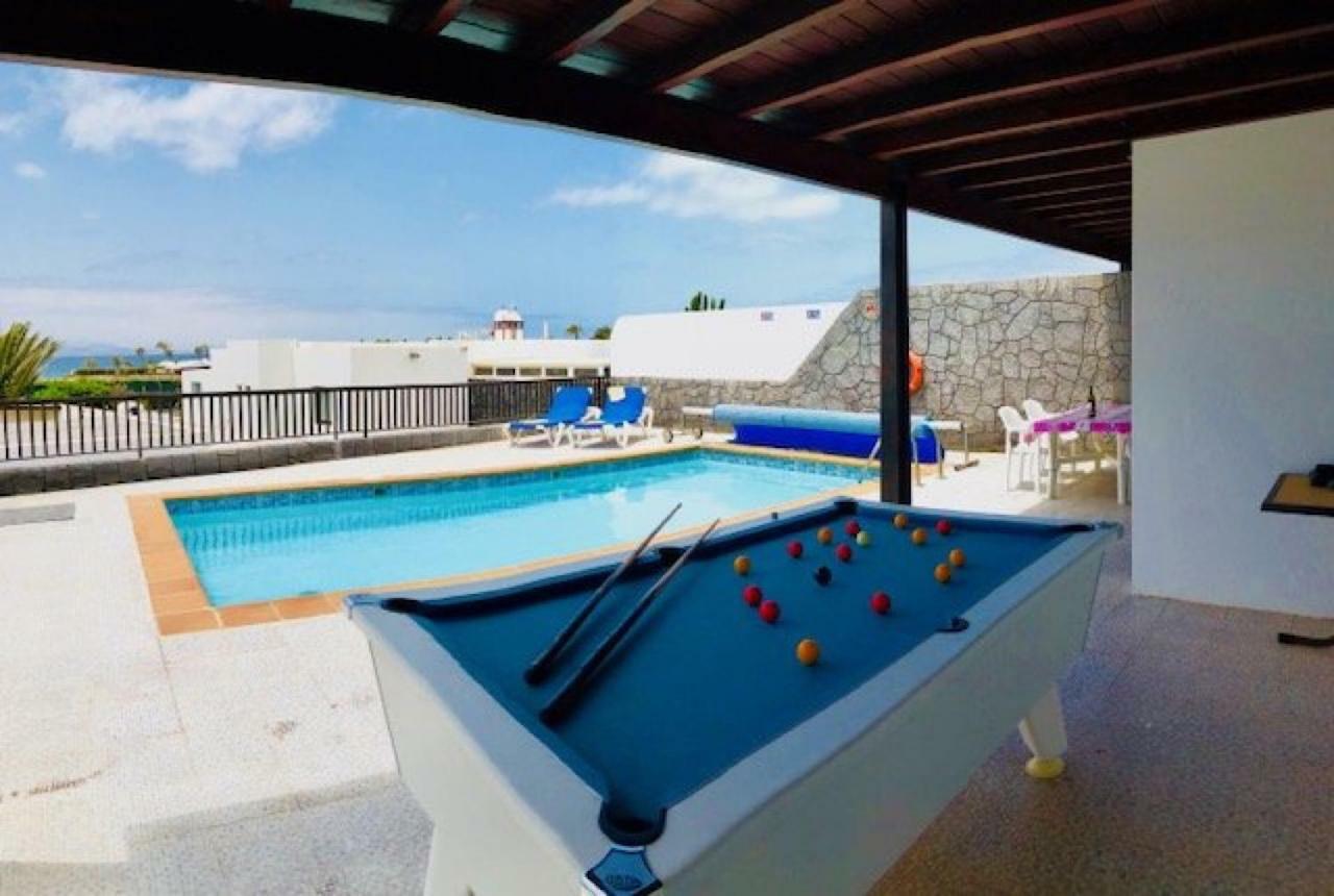 Villa Neptuno With Private Pool, Sea View, Sat-Tv & Free Wifi Playa Blanca  Exterior photo