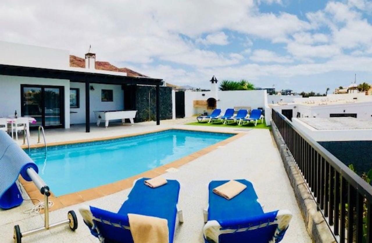 Villa Neptuno With Private Pool, Sea View, Sat-Tv & Free Wifi Playa Blanca  Exterior photo